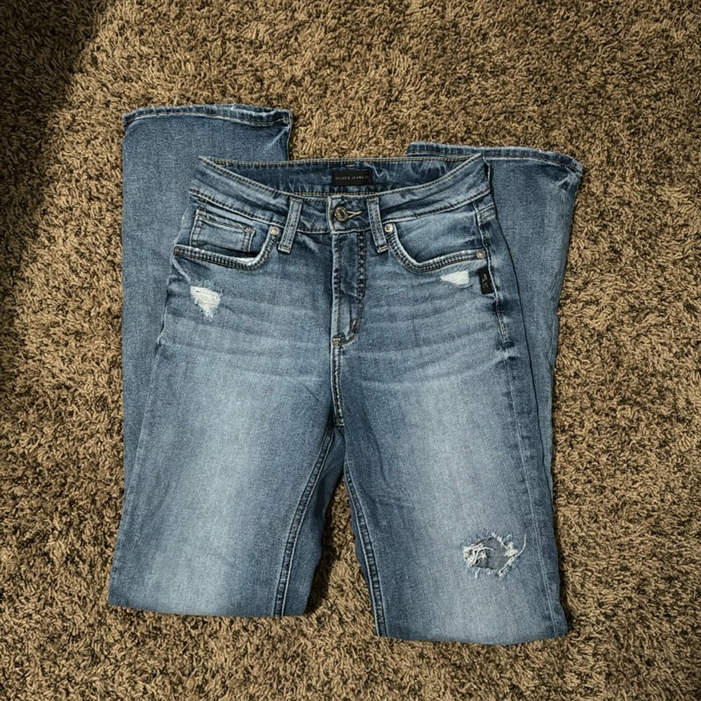 Silver jeans